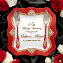 Load image into Gallery viewer, Personalized 15th wedding anniversary gift, Crystal wedding anniversary