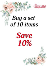 Load image into Gallery viewer, Silver wedding glasses for bride and groom, cake knife and server