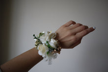 Load image into Gallery viewer, Flower wrist corsage, &amp; wedding boutonnieres for bride and groom
